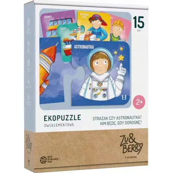 Puzzle Dvoudílné Puzzle EkoPuzzle Čím budu, až vyrostu? 2 Trefl Muduko