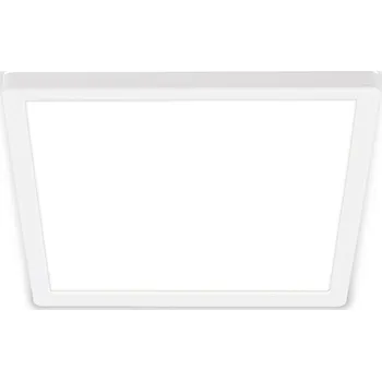 BRILONER Tava LED stropní svítidlo, ploché, přímé a nepřímé osvětlení, 1900 lm, 16 W, bílé, 24x24 cm - BRILO BRILO 7516416