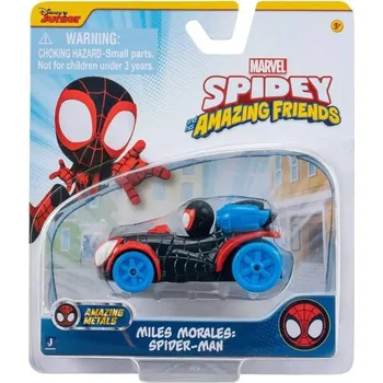 auto na autodráhu Kovový model Spidey Spider-Man Diecast Metal Car 7.5 cm - Miles Morales