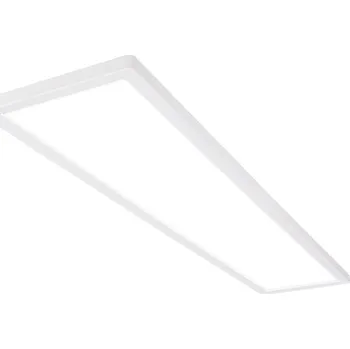 BRILONER Tava LED stropní svítidlo 98cm, ploché, přímé a nepřímé osvětlení, bílé - BRILO BRILO 7519416