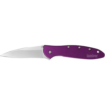 kapesní nůž Kershaw 1660PUR LEEK - PURPLE kapesní nůž 7,5 cm, fialová, hliník