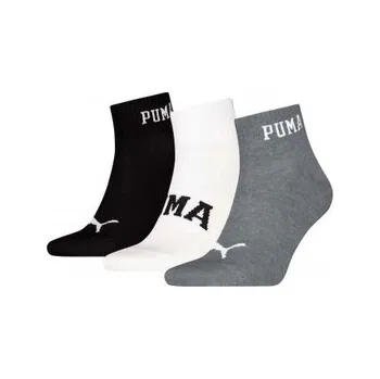 Pánské ponožky Puma unisex logo quarter 3p 43/46
