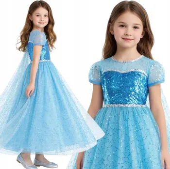 Karnevalový kostým KOSTÝM ŠATY ELZA KOSTÝM Elsa VELIKOST L 122-130