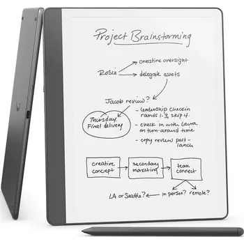 Čtečka elektronické knihy Amazon Kindle Scribe 2024 64 GB + dotykové pero - bez reklam (EBKAM1193) černá