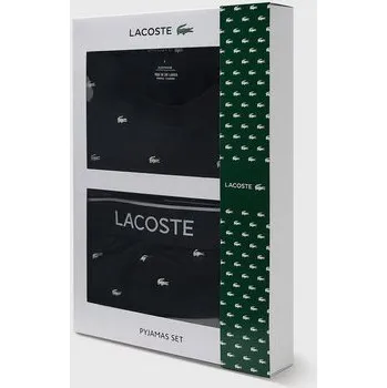 Dámské pyžamo Lacoste Pyžamo 4H3304 Černá Regular Fit S