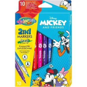 Oboustranné FIXY COLORINO 10 barev Mickey