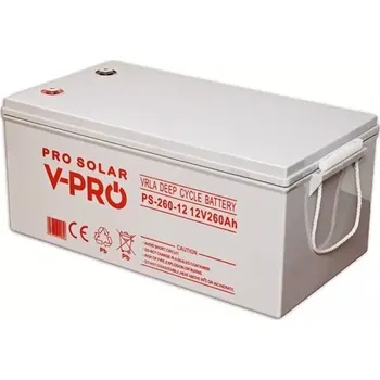 Trakční baterie Baterie 12V 260Ah V-PRO SOLAR DEEP CYCLE