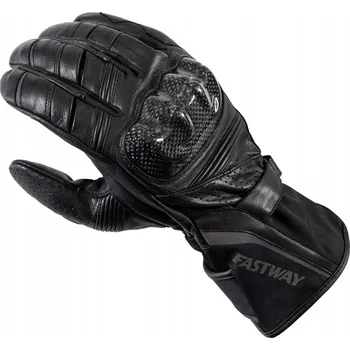 Moto rukavice FASTWAY H-2203 Motocyklové rukavice turistické dlouhé pánské černé vel.