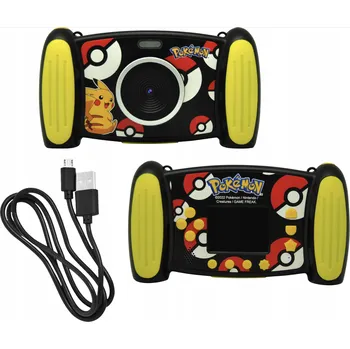 Digitální fotoaparát Digitální dětský fotoaparát Pokémon Pikachu 5 MP + Full HD videokamera 1080p