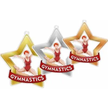 Poháry Bauer Akrylátová medaile MDASTARM31 | Gymnastika