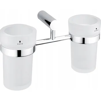 Nimco Bormo nástěnný držák na zubní kartáčky, matné sklo BR 11058DW-26