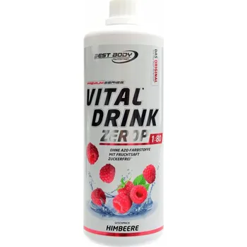 Nápoj pro sportovce Best Body nutrition Vital drink Zerop 1000 ml - malina