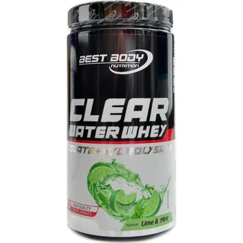 Protein Best Body nutrition Professional clear water whey isolate + hydrolysate 450 g - limeta s mátou