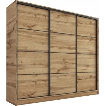 Šatní skříň Šatní skříň HARAZIA 200 bez zrcadla, dub wotan