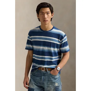 Pánské tričko Bavlněné tričko Polo Ralph Lauren 710958234 modrá 55X, vel. L