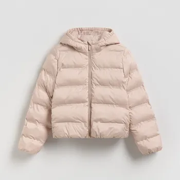 Reserved - Prošívaná bunda s kapucí - béžová - 420HR-08X - 420HR-08X-146