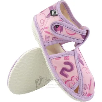Chlapecké bačkory Dětské pantofle RAK 100015 - Škola růžová - vel. 32