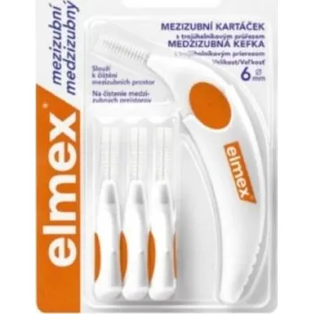 Zubní kartáček Elmex Mezizubní kartáček 6mm oranžová 4ks