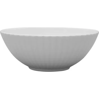 LUBIANA DAISY Salátová Mísa 17 cm | Bílá porcelánová miska