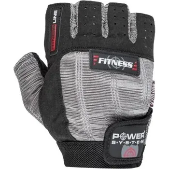 Fitness rukavice Power System Fitness rukavice - black grey XS