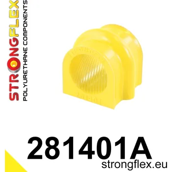 Silentblok nápravy 281401A: Strongflex Uložení předního stabilizátoru GT-R varianta SPORT 24mm Yellow
