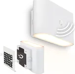 BRILONER Chat nástěnné svítidlo - 3W, 270lm, bezdrátová, LED, s pohybovým čidlem, bílé - BRILONER BRI 3878016