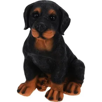 Zahradní dekorace ProGarden KO-795201350rotv socha psa 27 cm rotvajler