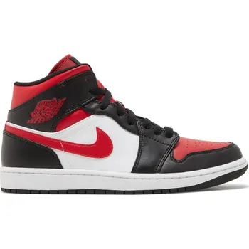 Pánská móda Air Jordan Jordan 1 Mid White Black Red EU: 44.5