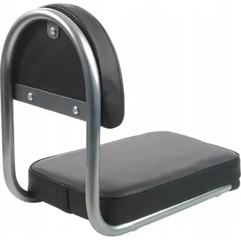 Polštář CYKLISTICKÉ VYBAVENÍ ZADNÍ POLŠTÁŘ S OPĚRKOU 27CM ČERNÝ HOUBIČKA