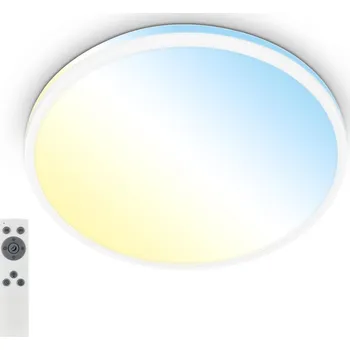 BRILONER Pulup LED stropní svítidlo, stmívatelné, dálkový ovladač, CCT, bílé - BRILO BRILO 3821016