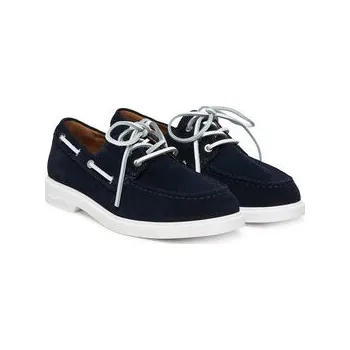 Pánské polobotky Polobotky KARL LAGERFELD Kori KL21422 Tmavomodrá 43