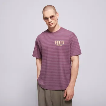 Pánská móda Levi's Tričko Vintage Fit Graphic Tee Greys Fialová L