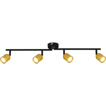BRILONER Bodové svítidlo Spot, 70,5 cm, 4x GU10, max. 9W, černá/zlatá - BRILO BRILO 2145047