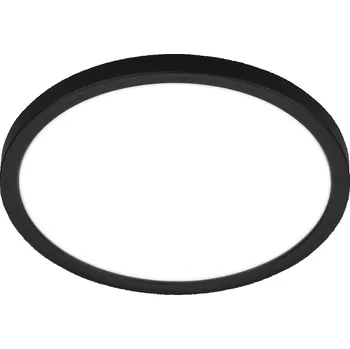 BRILONER Tava LED stropní svítidlo, ploché, přímé a nepřímé osvětlení, 1900 lm, 16 W, černá, kruhové 24 cm - BRILO BRILO 7515415