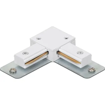 Bodové svítidlo BRILONER Rohová spojka lištový systém 230V – 90 st., vysokonapěťový, 1-fázový, přisazený, bílá - BRILO BRILO 8004006