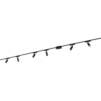 Bodové svítidlo BRILONER Luxtrail lištový systém, kompletní sada, 6x LED spoty, černá - BRILO BRILO 8033065