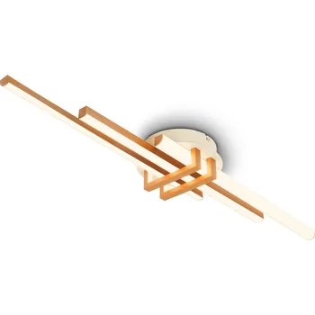 BRILONER Tinka stropní svítidlo 78x16 cm - 21W, 2400lm, LED, teplá bílá, kávová - BRILO BRILO 3952034