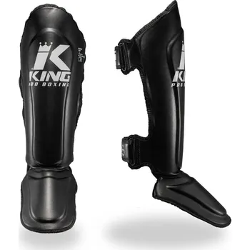 Hokejový chránič holeně KING PRO BOXING Chrániče holení na thajský box King Pro Boxing Kpb/ Sg 7 L ČERNÁ