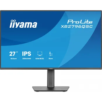 Počítač iiyama ProLite/XB2796QSC-B1/27"/IPS/QHD/75Hz/4ms/Černá/3R