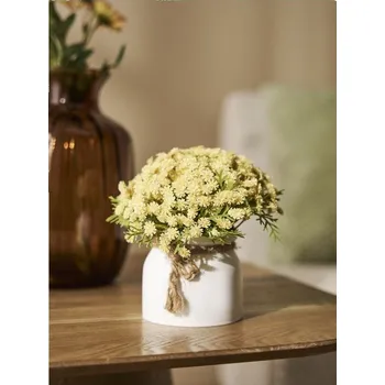 umělá květina Sinsay - Dekorační kytice květin v květináči - žlutá - 291IN-10X - 291IN-10X-ONE