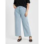 Sinsay - Wide leg džíny s opraným efektem Plus size - modrá - 244HC-05J - 244HC-05J-48