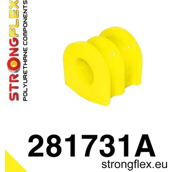 Silentblok nápravy 281731A: Strongflex Silentblok zadního stabilizátoru varianta SPORT 21mm Yellow