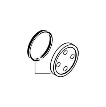 Hansgrohe Příslušenství Podložka pod sprchovou tyč pro Croma 100 Showerpipe, chrom