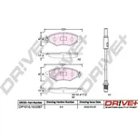 Sada brzdových destiček, kotoučová brzda Dr!ve+ DP1010.10.0387