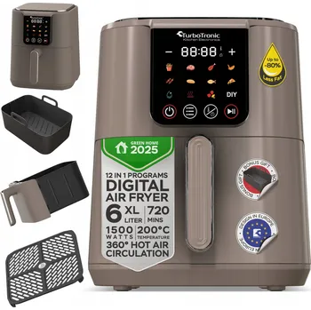 fritéza Horkovzdušná fritéza TurboTronic TT-AF250 1500 W 6 l