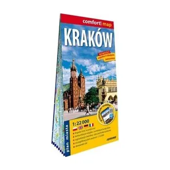 Cestování Comfort!map Kraków plan miasta 1:22 000 - praca zbiorowa