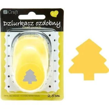 Kancelářská technika DP Craft Děrovačka ozdobná vánoční 2,5 cm FIR TREE