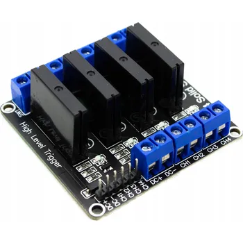 IP kamera Relé MSALAMON SSR Relé 4kanálové HIGH