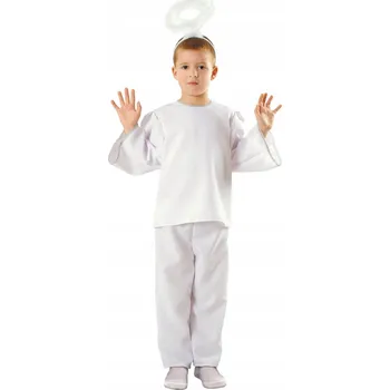 Karnevalový kostým KOSTÝM ANDĚL CHLAPEC 98/104 GABRIEL BETLÉM JASEŁKA