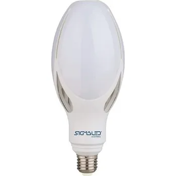 Stojací lampa Sigmaled osvětlení, E27 LED ŽÁROVKA 50W (ekvivalent 350W), TEPLÉ bílé světlo 2800K, 5500 lumenů,